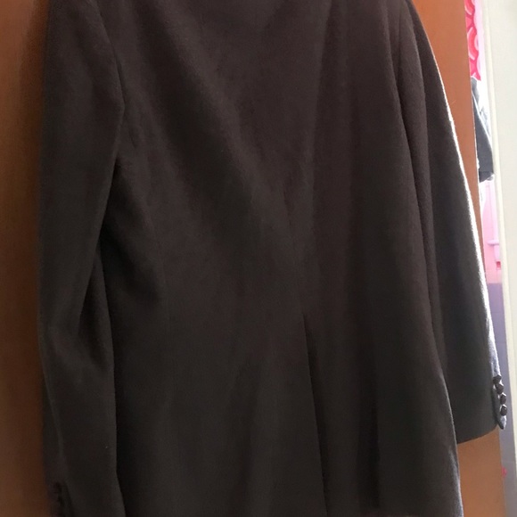 Man’s Sport Coat Camel Hair Grey-Brown Large Fabric Scotland Made USA Orig Owner - Picture 8 of 16